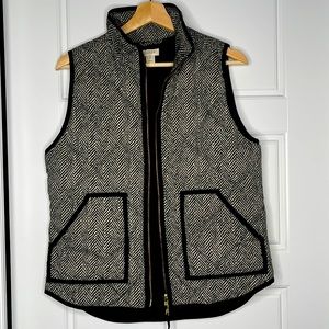 J Crew Factory Excursion Herringbone Vest - Small